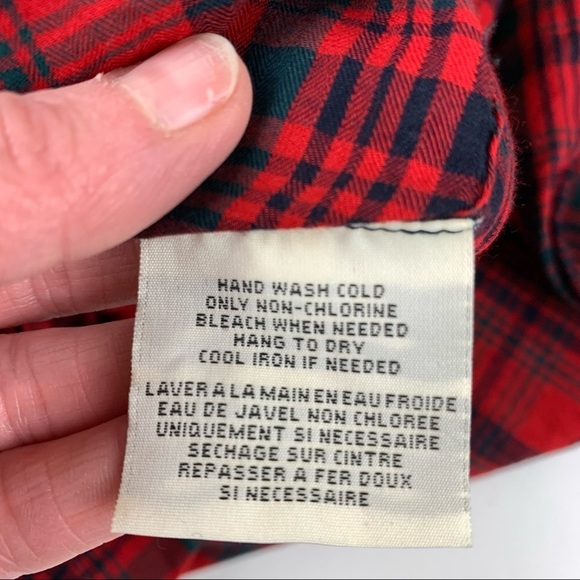 DENIM & Supply by Ralph Lauren I Western  Style I Red Plaid Button Down - Picture 10 of 11